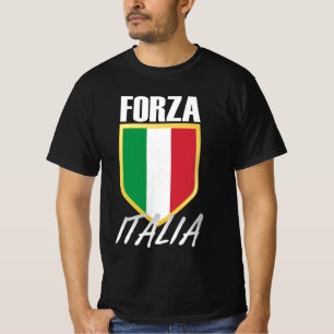 Forza Italia Italian Flag Soccer T-Shirt