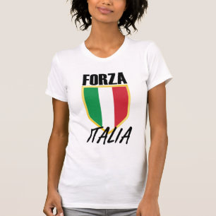 Forza Italia Italy Flag Soccer T-Shirt