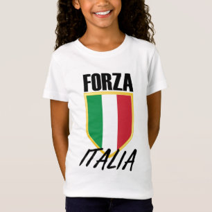 Forza Italia Italy Flag Soccer T-Shirt