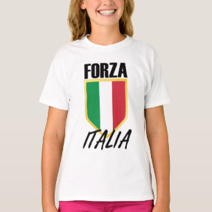 Forza Italia Italy Flag Soccer T-Shirt