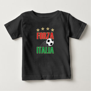 Forza Italia Italy Soccer Football Baby T-Shirt