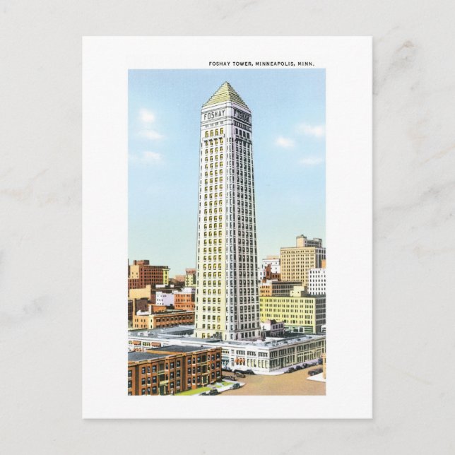 Foshay Tower, Minneapolis, Minnesota Postcard (Front)
