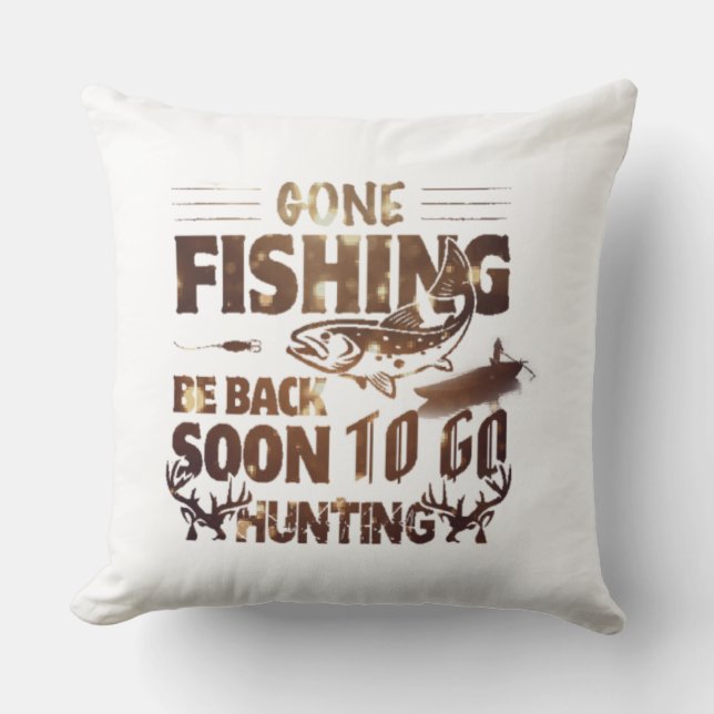 Foshing Throw Pillow (Front)