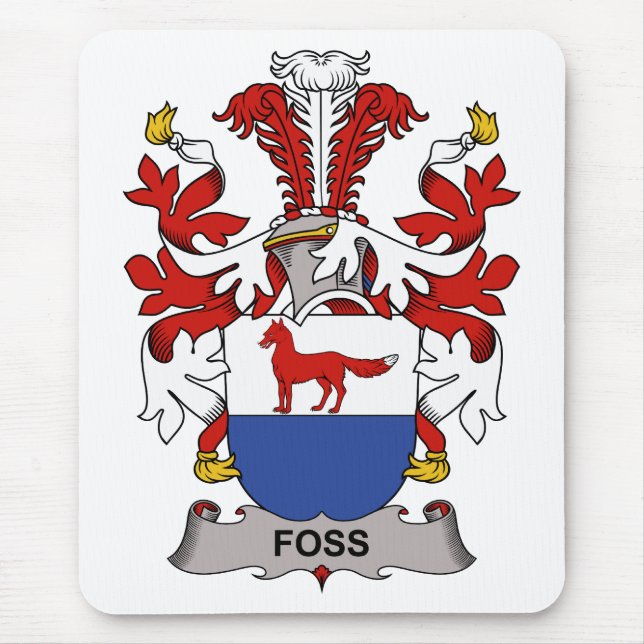 Foss Family Crest Mouse Pad (Front)