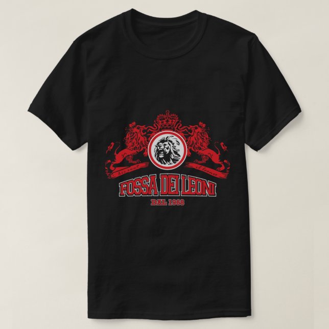 Fossa Dei Leoni  - Curva Sud Milano   T-Shirt (Design Front)