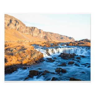 Fossalar waterfall, Iceland Photo Print