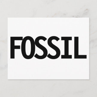 Fossil birthday card