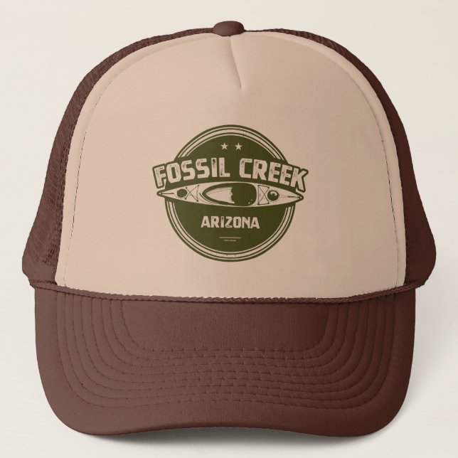 Fossil Creek Arizona Kayaking Trucker Hat (Front)
