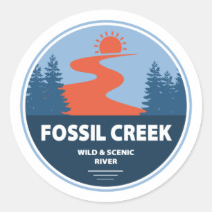 Fossil Creek Wild And Scenic River Arizona Classic Round Sticker