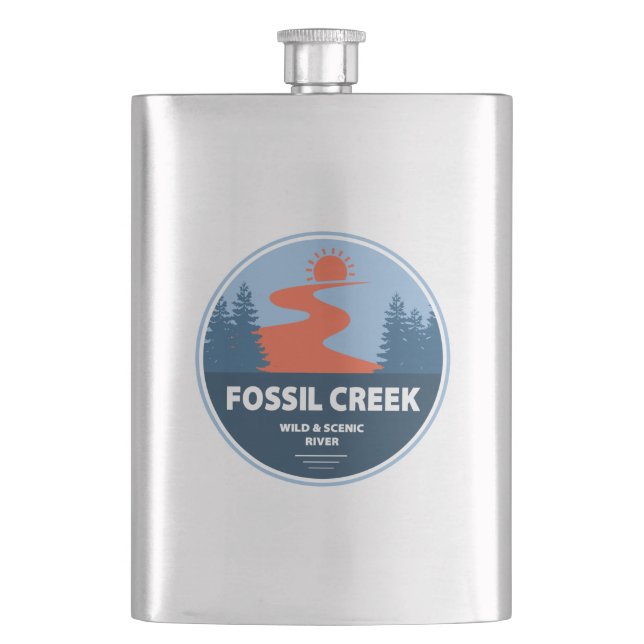 Fossil Creek Wild And Scenic River Arizona Hip Flask (Front)
