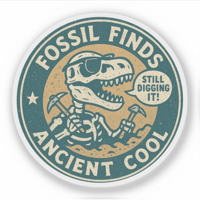 Fossil Finds Ancient Cool T-Rex Archaeology (Front)