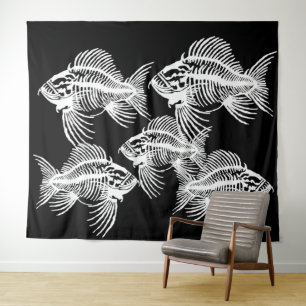 Fossil Fish Tapestry