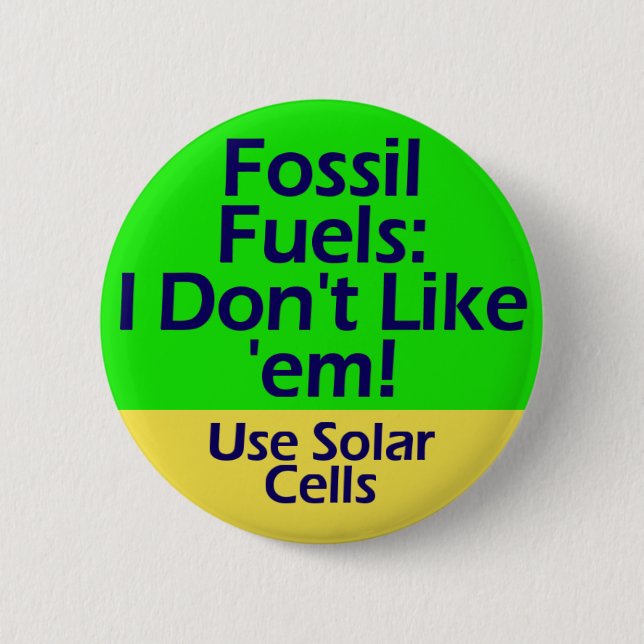 fossil fuels button (Front)