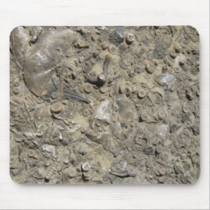 Fossil Hash Print Mouse Pad