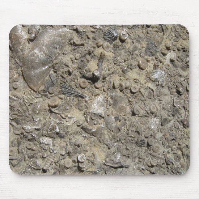 Fossil Hash Print Mouse Pad (Front)