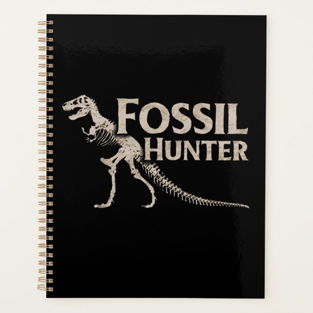 Fossil Hunter Paleontology Dinosaur Fossils Planner (Front)