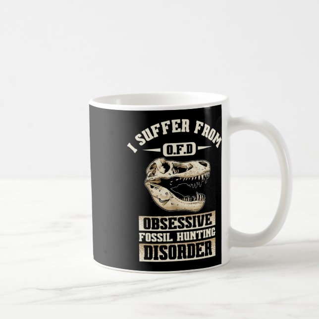 Fossil Hunting - Dinosaur Bones Paleontologist Pal Coffee Mug (Right)