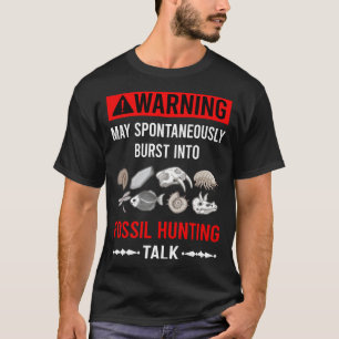 Fossil Hunting Fossils Paleontology Paleontologist T-Shirt