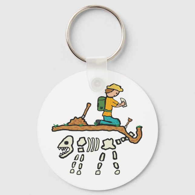 Fossil Hunting Key Ring (Front)