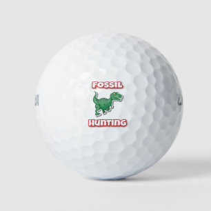 Fossil Hunting Tyrannosaurus Trex Golf Balls