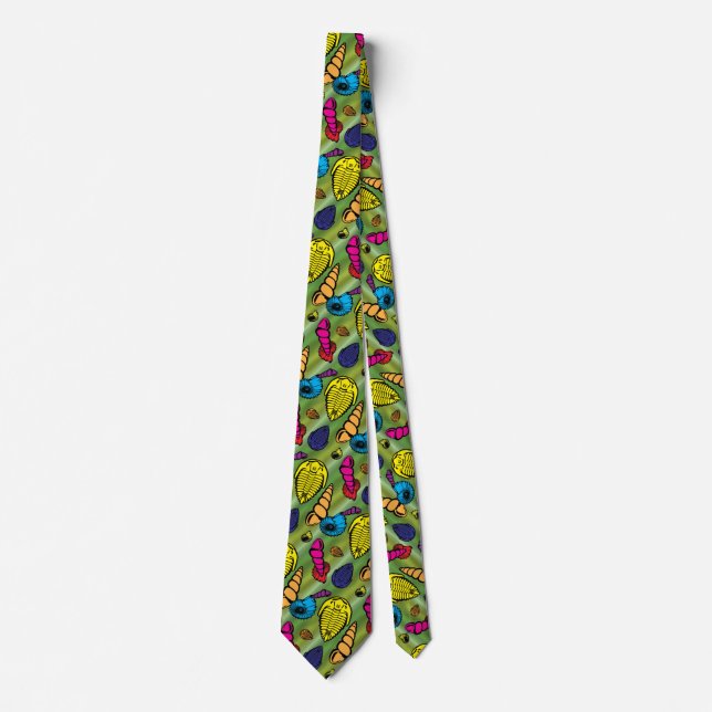 Fossil Layers Tie (Front)