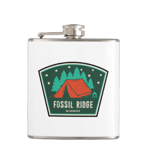 Fossil Ridge Wilderness Colorado Camping Hip Flask