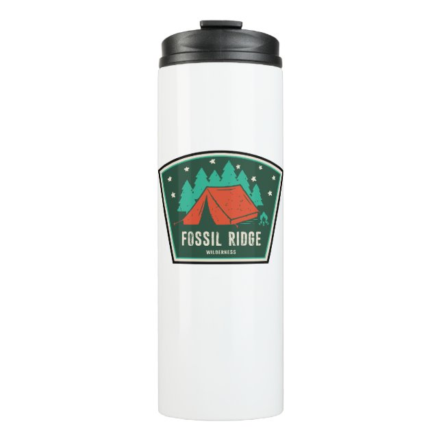 Fossil Ridge Wilderness Colorado Camping Thermal Tumbler (Front)