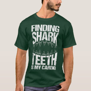 Fossil Tooth Hunter & Shark Teeth Collecting  T-Shirt