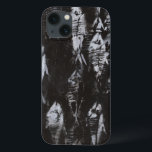 Fossil White Fish on Black Background iPhone 13 Case<br><div class="desc">This fossil-inspired image is perfect for your fish collection. This image is simple as it only includes two colours:black and white. Choose this artprint today on your product.</div>