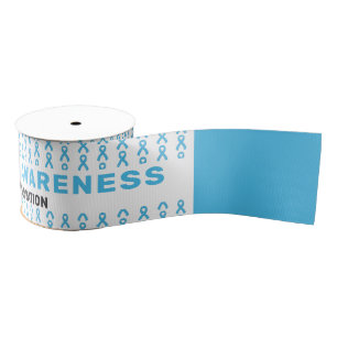 Foster Care Awareness Pattern Ribbon Grosgrain Ribbon