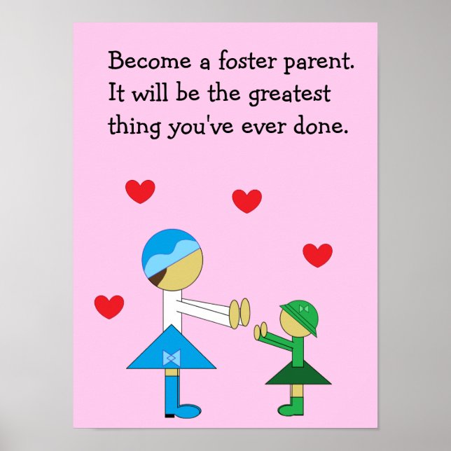 Foster Care in Pink: Poster (Front)