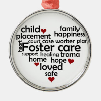 Foster Care Metal Tree Decoration