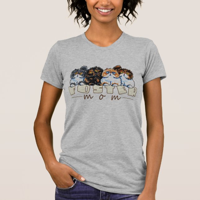 Foster Cat Mum T-Shirt (Front)