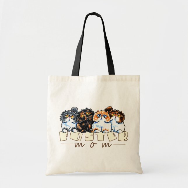 Foster Cat Mum Tote Bag (Front)
