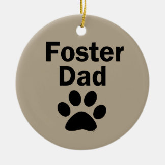 Foster Dad Ceramic Tree Decoration