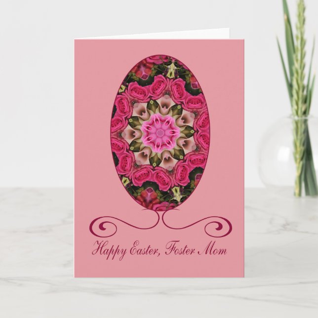 Foster Mum Happy Easter Holiday Card (Front)