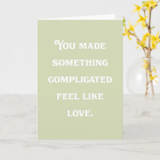 Foster Mum Thank You Love Appreciation Card
