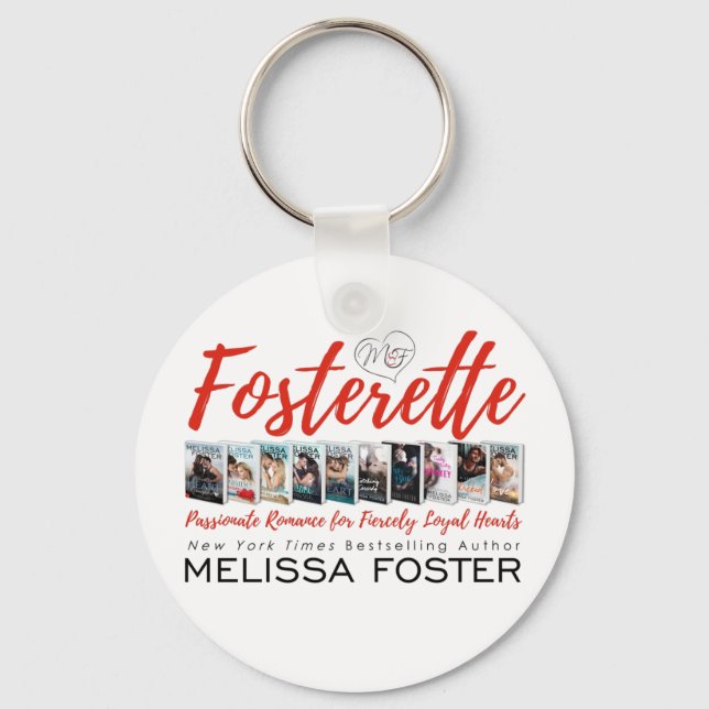 Fosterette Round Keychain (Front)