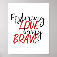 Fostering is Love Poster