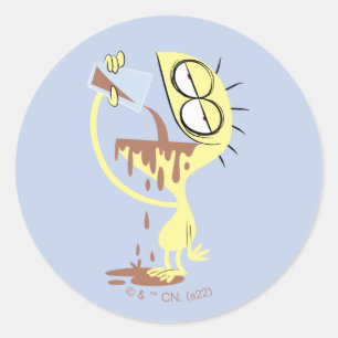 Foster's Home for Imaginary Friends   Cheese Classic Round Sticker