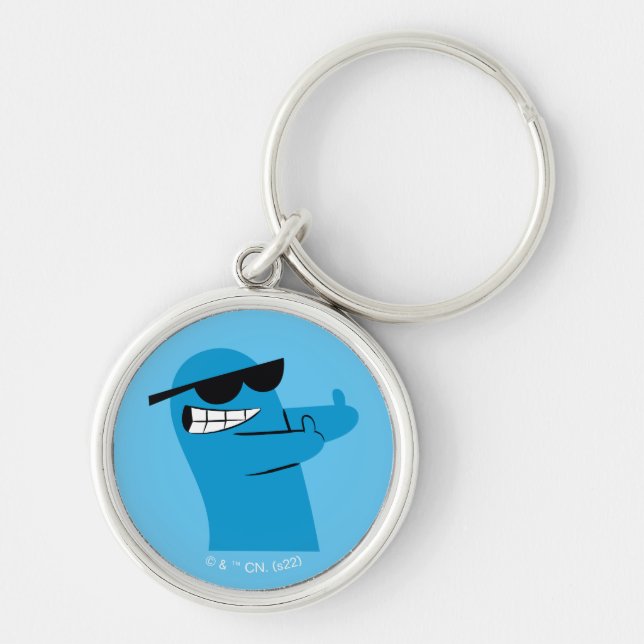 Foster's Home for Imaginary Friends | Cool Bloo Key Ring (Front)