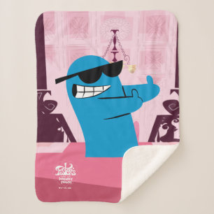 Foster's Home for Imaginary Friends   Cool Bloo Sherpa Blanket