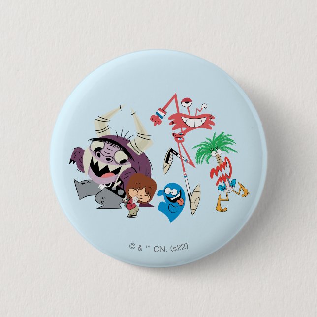 Foster's Home for Imaginary Friends | Dancing 6 Cm Round Badge (Front)