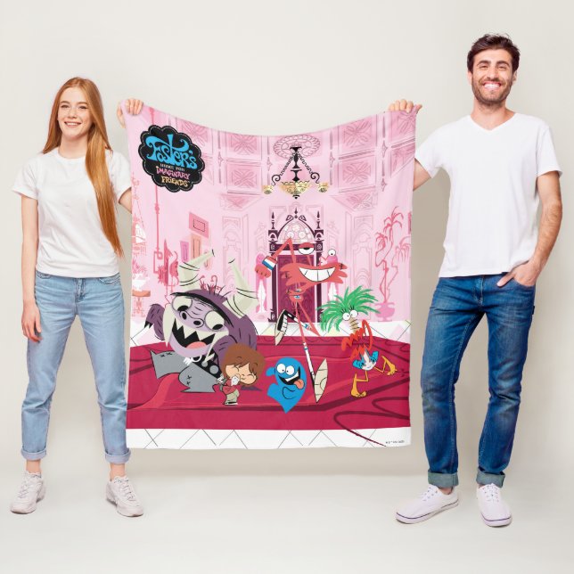 Foster's Home for Imaginary Friends | Dancing Fleece Blanket (In Situ)