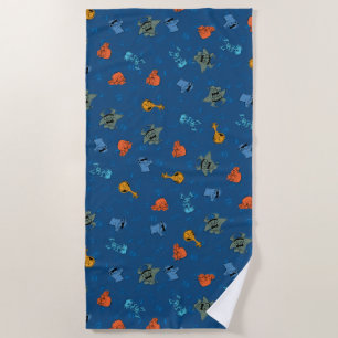 Foster's Home for Imaginary Friends   Fun Pattern Beach Towel