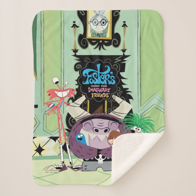Foster's Home for Imaginary Friends | Group Hug Sherpa Blanket (Front)