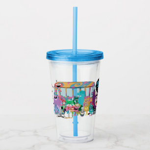 Foster's Home for Imaginary Friends   School Bus Acrylic Tumbler