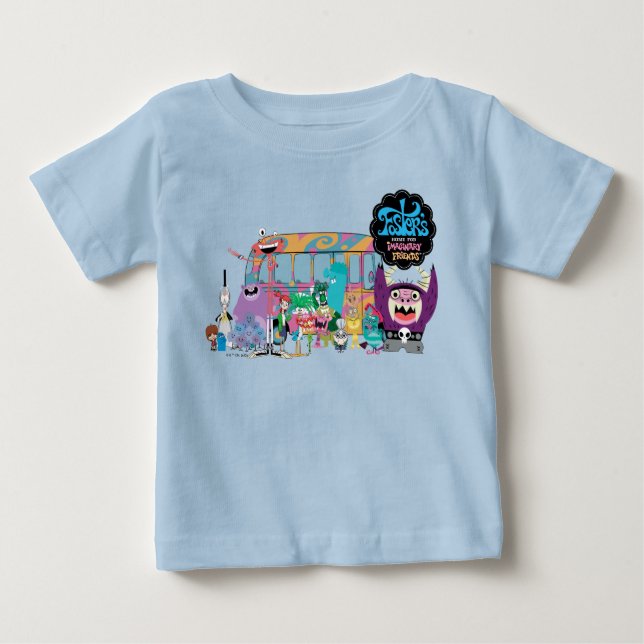Foster's Home for Imaginary Friends | School Bus Baby T-Shirt (Front)