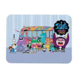 Foster's Home for Imaginary Friends   School Bus Magnet