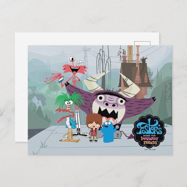 Foster's Home for Imaginary Friends | Welcome Postcard (Front/Back)